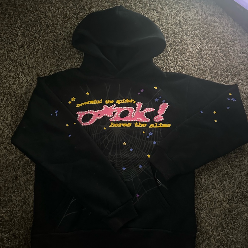 Ooak Black Graphic Hoodie